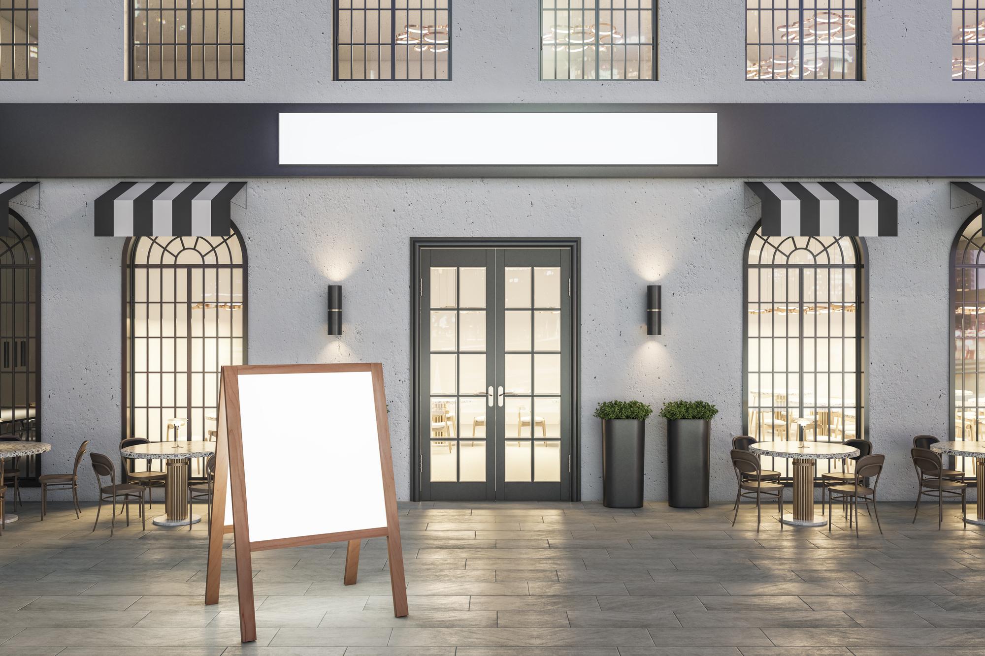 Exterior view of the culinary atelier entrance